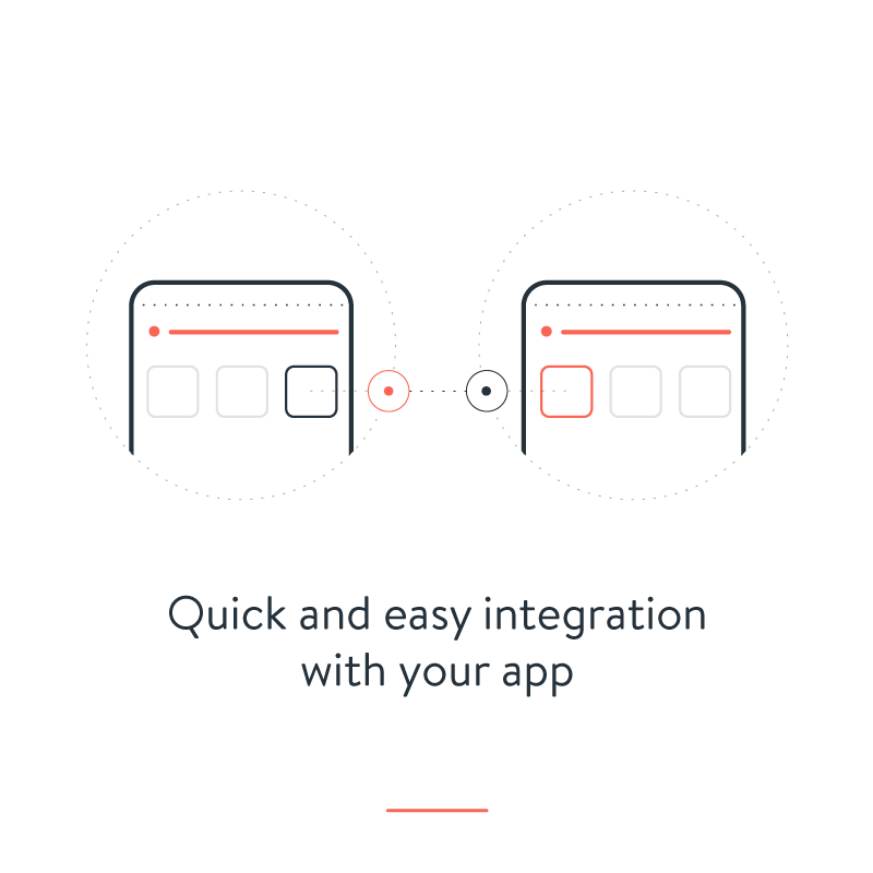 Quick & Easy Integration with your App Quick & Easy Integration with your App